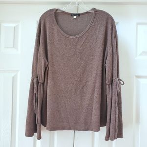 Moa Moa Fuzzy brown top